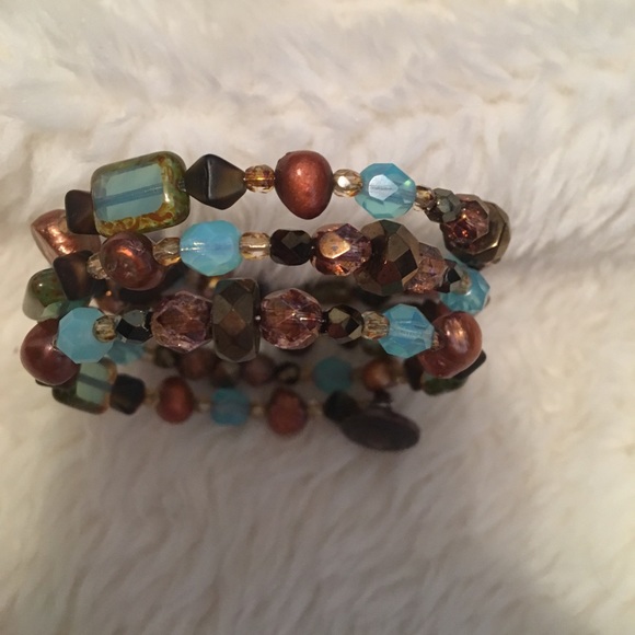 Triple Stack Wire Bracelet - Picture 1 of 2